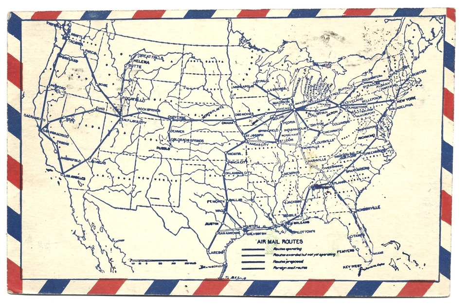 Zepplin Postcard, Aug 7 1929 - Image 2 of 2