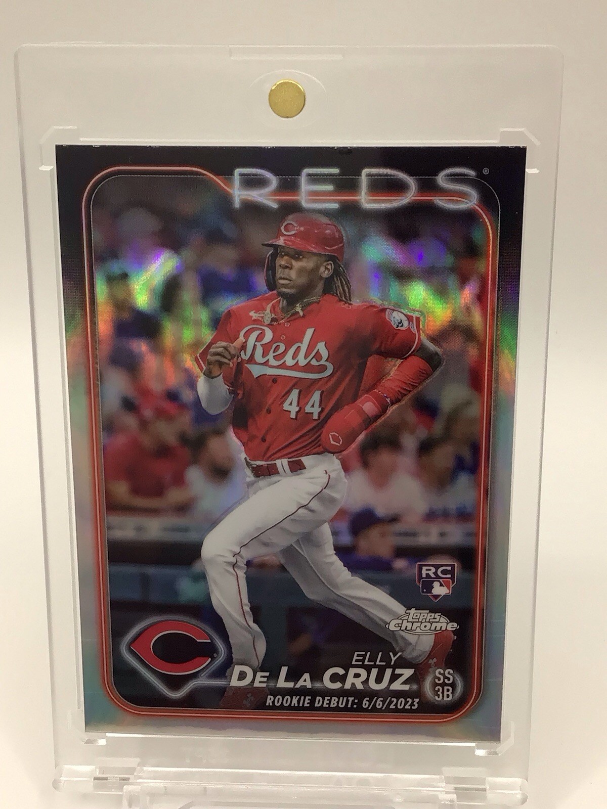 2024 Topps Chrome - Elly De La Cruz #44 Refractor (RC) Please Read Description