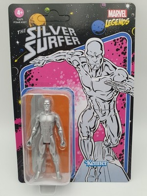 Marvel Legends Retro Silver Surfer Hasbro 2021 10cm Figur Neu Ovp