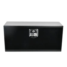 30"X12"X14" Black Steel Underbody Pickup Truck Box with Lockable T-Handle Latch