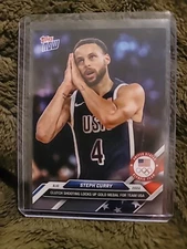 2024 Topps Now Olympics  10 Card Lot-Lebron, Curry, Durant and Messi.  See Pics