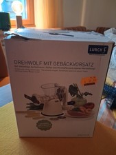 Drehwolf mit Gebäckvorsatz und Fleischwolf, Spritzgebäck