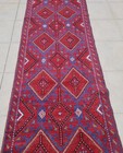 Rare Afghan Hand Woven Mashwani Kilim Kilim Wool Area Runner Rug 9 x 2 Ft — photo 4