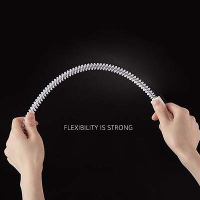 45cm Portable Pipe Dredging Strip Hair Brush Cleaner Bend Sink Drain Clea-YH ON
