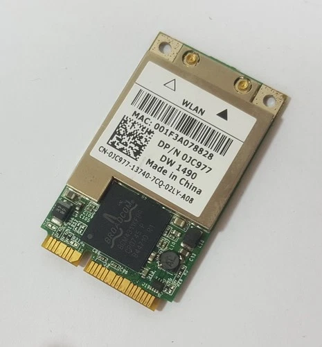 Wlan Wifi Mini PCIe 0JC977 DW1490 Broadcom Dell Latitude D531 D530 D630 D830