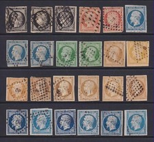 France Imperforate Ceres, Napoleon Stamps Used. 1849 - 1853. Cat approx �3200?