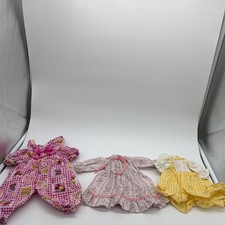3pc Vintage Baby Doll Clothing Lot Dresses And Romper