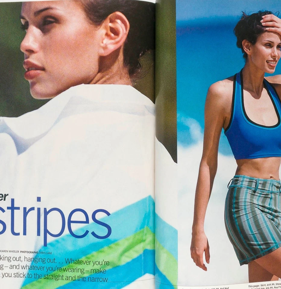 BRIDGET HALL UK Cosmopolitan Health Fashion And Beauty magazine Zest April 1997 - Image 2 of 4