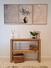 Luxury Handmade Rustic Console Table / Hall Table / Farmhouse Furniture