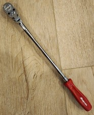 Snap-on Tools Usa 14 Drive Red Handle Extra Long Flex Ratchet Thllfd72r Snap-on Tools Usa 14 Drive Red Handle Extra Long Flex Ratchet Thllfd72r