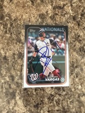 Ildemaro Vargas Signed 2024 Topps Update Auto Washington Nationals # US303