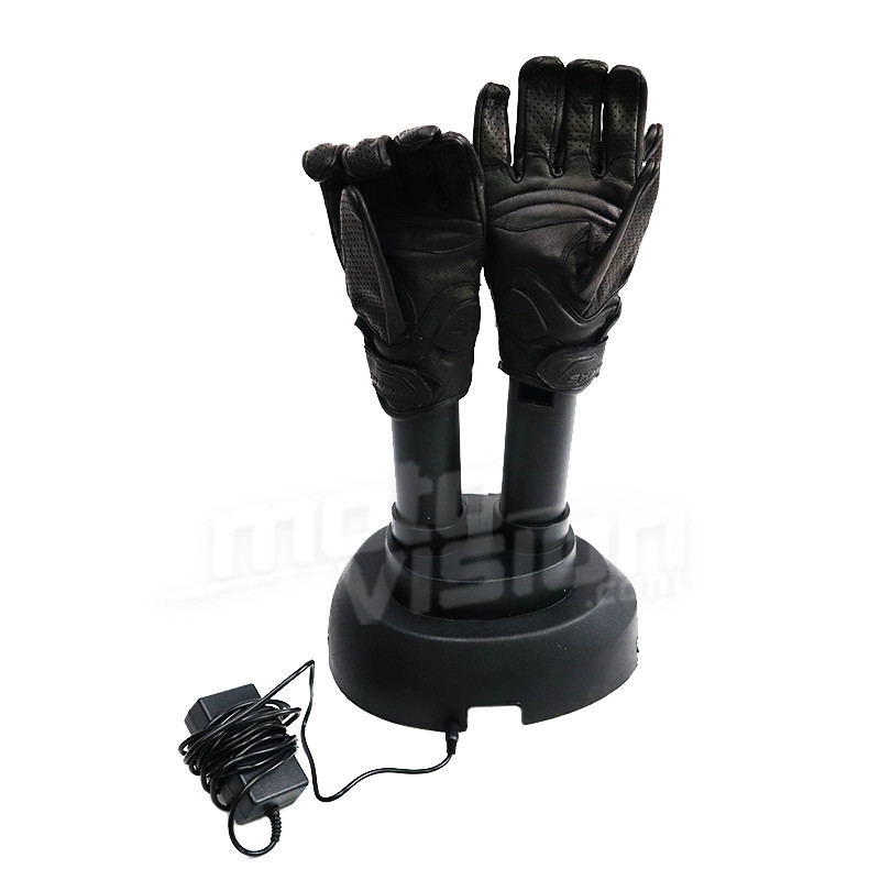 Sèche casque moto + gants ventilateur universel pour équipement cross et route
