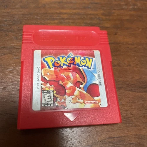 Authentic Pokemon Red Version (Nintendo Gameboy, 1998) Game Cartridge Tested