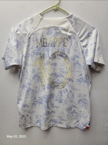 France Kylian Mbappe Official Nike Away Shirt 2022 World Cup EURO 24 Qual Jersey - Picture 10 of 16