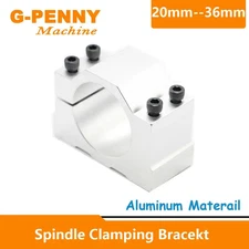 CNC Spindle Motor Fixture 20-36mm Clamping Bracket Aluminum Motor Holder Tool