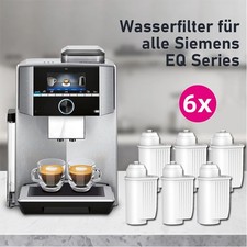 6x Wasserfilter Kaffeevollautomat für Siemen...
