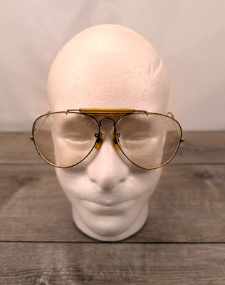 Vintage Bausch & Lomb Ray-Ban Shooter Safety Sunglasses In Original Case