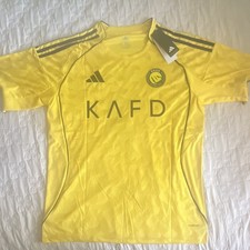 adidas Al Nassr Yellow Cristiano Ronaldo #7 Soccer Jersey Men’s XL