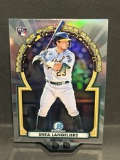 2023 Bowman Shea Langeliers Rookie Of Year Favorites Chrome RC Athletics