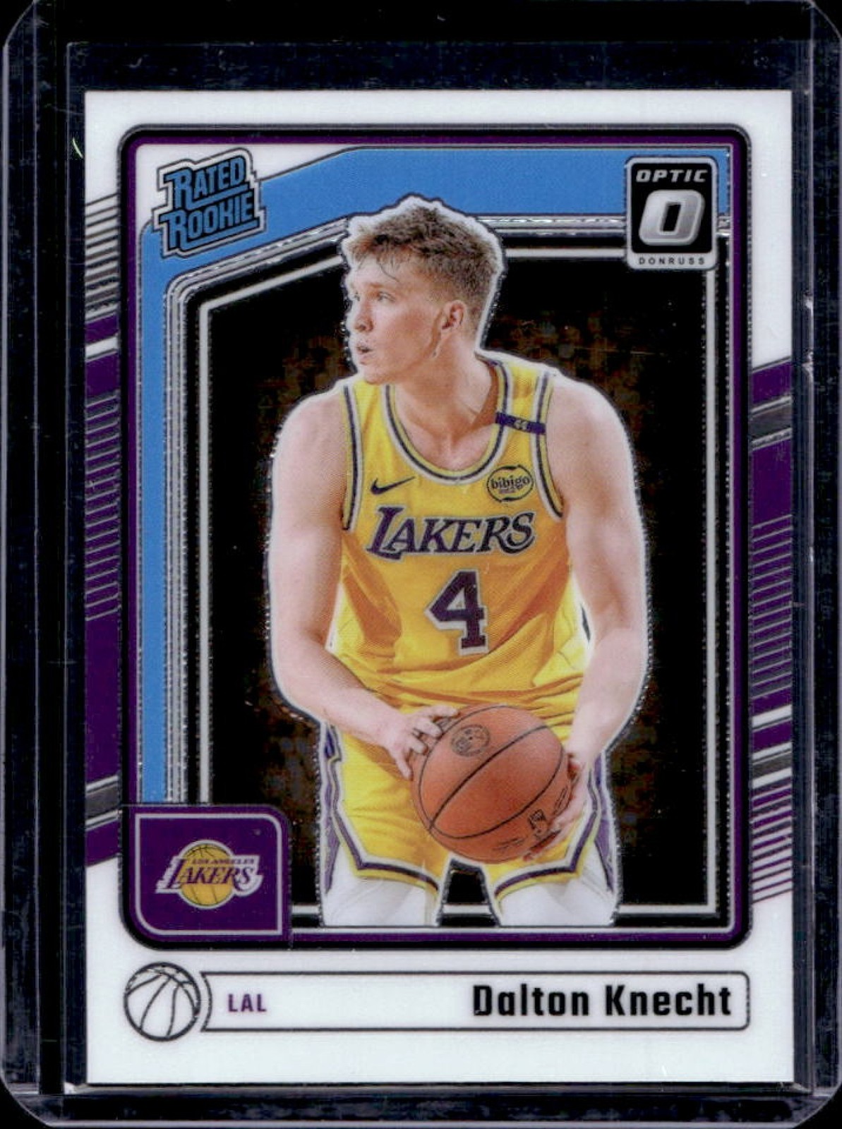 2024-25 Donruss Optic Dalton Knecht Rated Rookie RC #256 Lakers