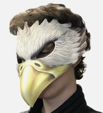Adult Foam Realistic Printed American Bald Eagle Costume Mask - Eagle Cosplay