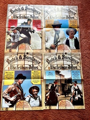 Butch & Sundance - Die Frühen Jahre Aushangfotos Gross 4 Stck. Tom Berenger