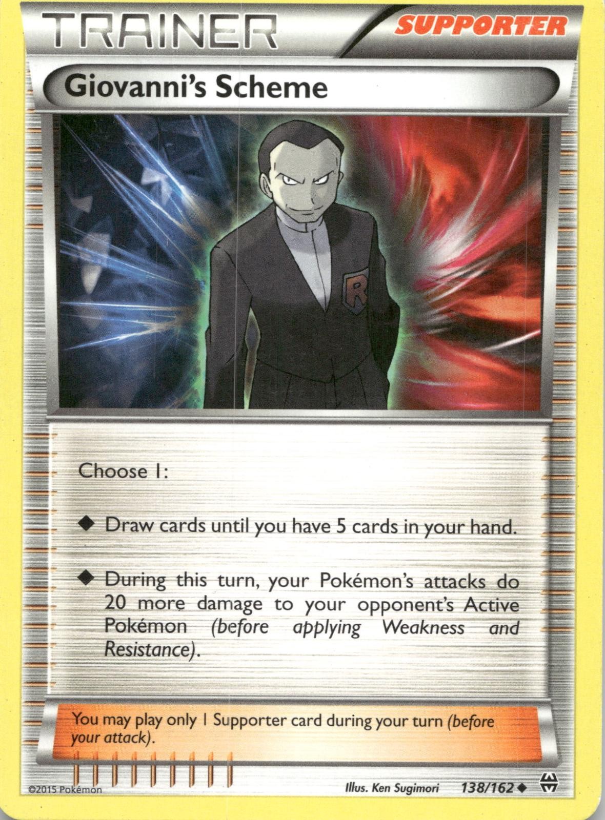 Giovanni's Scheme 138/162 Uncommon BREAKthrough Pokemon Lightly Played