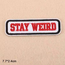 Embroidered Iron On Patch 3" x 1.75" PB11