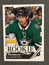 2018-19 Parkhurst Rookie Miro Heiskanen Card# 334. Dallas Stars. rookie card picture