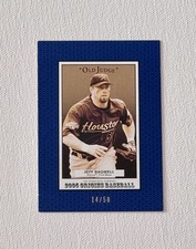 2005 Upper Deck Origins Old Judge Jeff Bagwell #45 Blue SP HOF Numbered /50