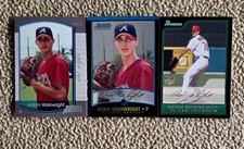 Three (3) Card Lot of Adam Wainwright Rookie Cards