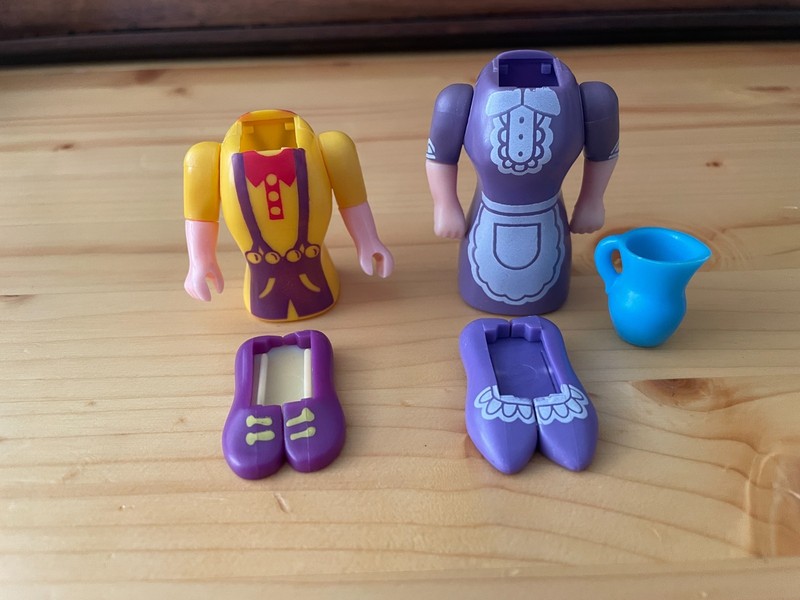 PEZ Body Parts - Maid & Alpine Boy