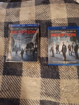 Inception Blu-ray/DVD 2010 Release 3-Disc Set with Slipcover