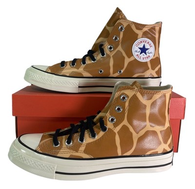 Converse Chuck Taylor 70 Hi Glow-In-The-Dark Giraffe Print Sneaker Men's 8.5