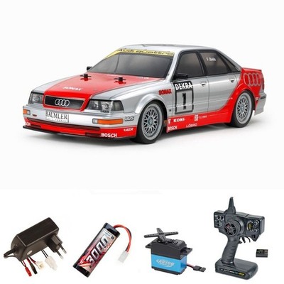 Tamiya Audi V8 1992 4WD Tourenwagen TT-02 1:10 Komplettset - 300058699SET