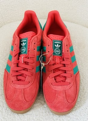Adidas Gazelle Indoor Preloved Scarlet Court Green Man Sneakers Size 8.5
