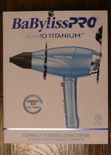 BaBylissPRO Nano Titamium - Compact Folding Ionic Dryer