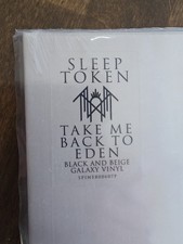 Sleep Token Take Me Back To Eden Black And Beige Galaxy Vinyl Brand New