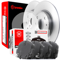 Kit Scheiben Brembo Und BremsbeläGe Hinten Ferodo Jeep Renegade Compass