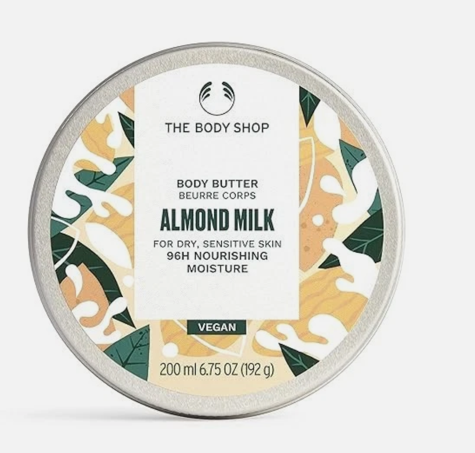 The Body Shop Almond Milk & Honey Soothing and Restoring Body Butter 200ml