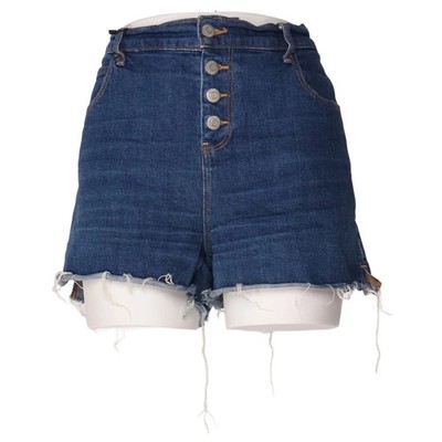 Old Navy, Jeans Shorts, Größe: L, Boyfriend, Blau, Baumwolle/Elasthan #d4V