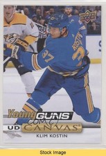 2019-20 Upper Deck UD Canvas Young Guns Klim Kostin #C233 READ 0xv