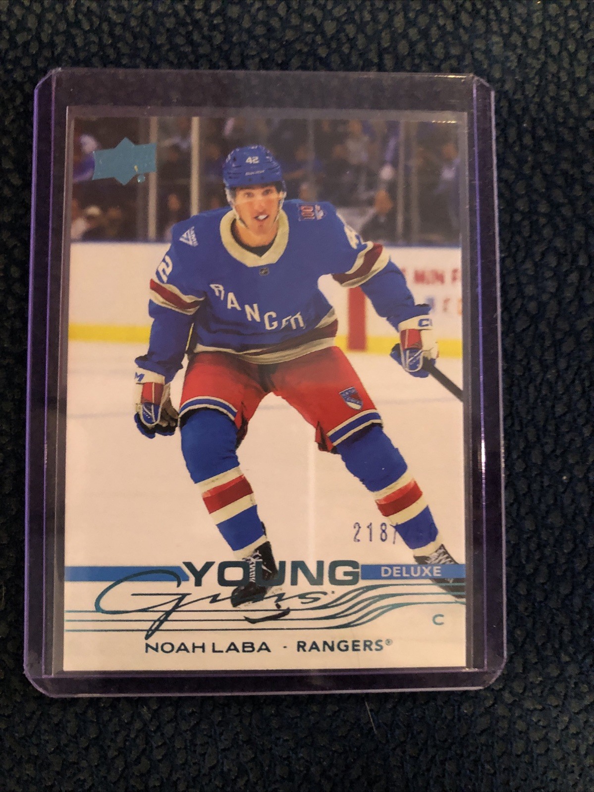 Noah Laba 2025-26 Upper Deck Young Guns #463 DELUXE  /250 Rookie RC Series 2!