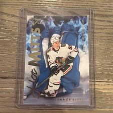 2025-26 Upper Deck Flair Hockey Connor Bedard Hot Mitts (HM-6) SP (1:50 Packs)