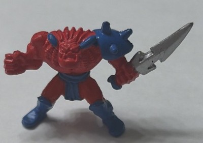 Bluebird Mighty Max Toy 1994 Red & Blue Mini Figure 1'' Excellent Condition Vtg