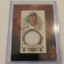 2019 Topps Allen & Ginter Mini Framed Relics Derek Jeter MFR-DJ Yankees