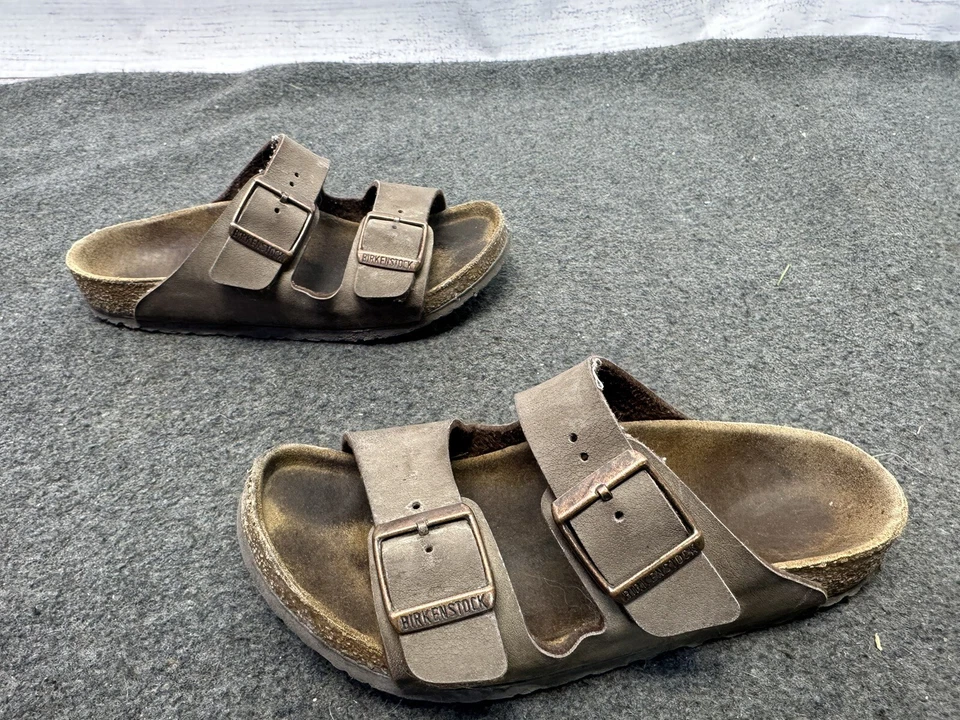 Birkenstock Marrón Arizona Raro Niños EU/33 US/2-2.5 Envío Rápido Gratis Usado en Excelente Condición Foto 2 de 4