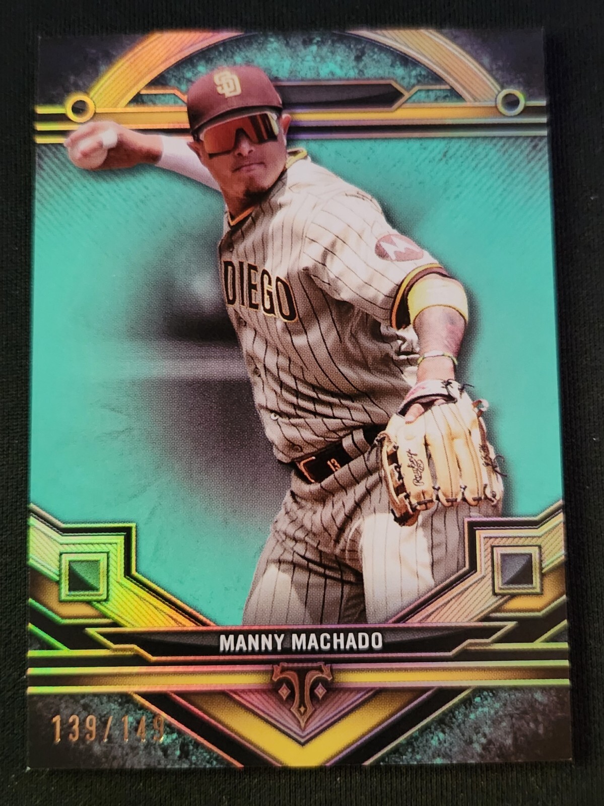 2024 Topps Triple Threads - Aquamarine #138 Manny Machado /149