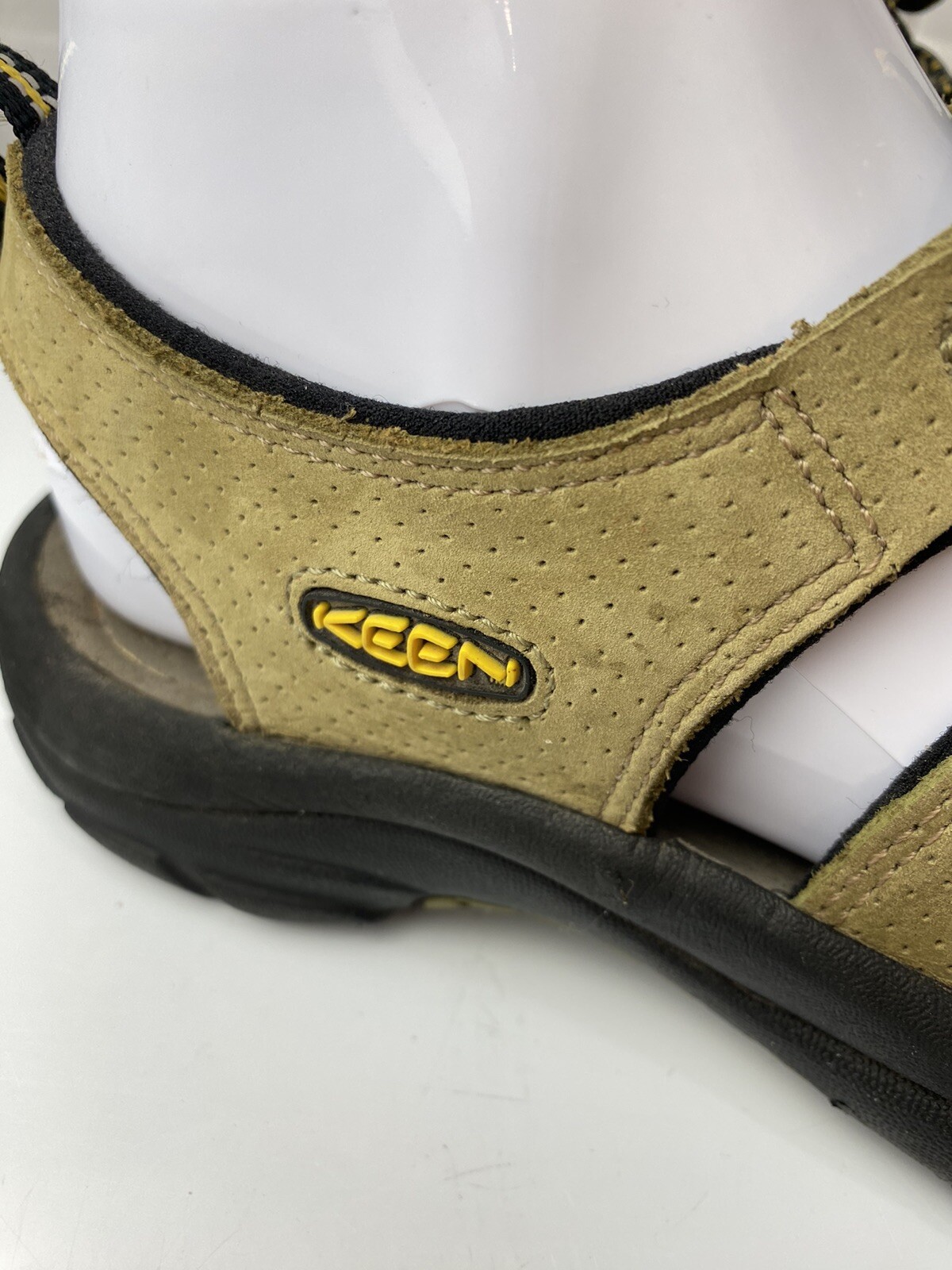 Sandali Keen donna taglia 7 5 impermeabili XT1205 escursionismo punta chiusa verde giallo