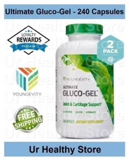 Youngevity Ultimate Gluco-Gel 240 Capsules (2 PACK) - Joint & Cartilage Support